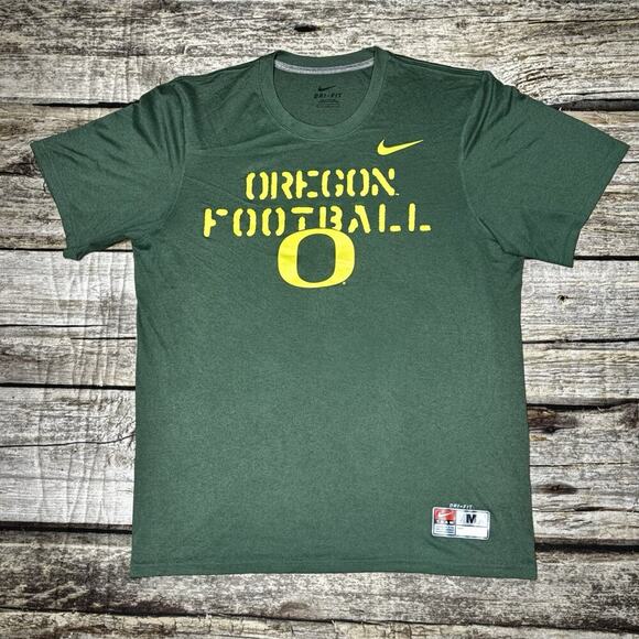 Nike Other - Nike Men's Dri-Fit Oregon Ducks Football T-Shirt Logo Size Medium Green